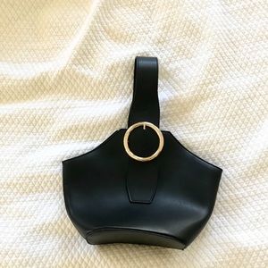 A New Day Black Bucket Purse